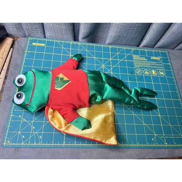 VTG Hubbell The Croakettes 14 inch Super Frog Plush Stuffed Animal Toy 1983 - Picture 14 of 14
